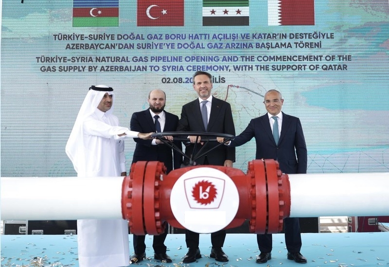 Azerbaijani gas exports to Syria via Turkey began on August 2-nd in 2025